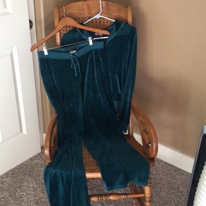 Vintage Juicy Couture green velour tracksuit